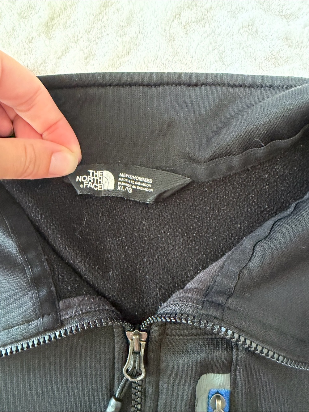 The North Face Men’s XL Black WindWall 1/4 Zip Fleece Lined Pullover - Picture 6 of 12